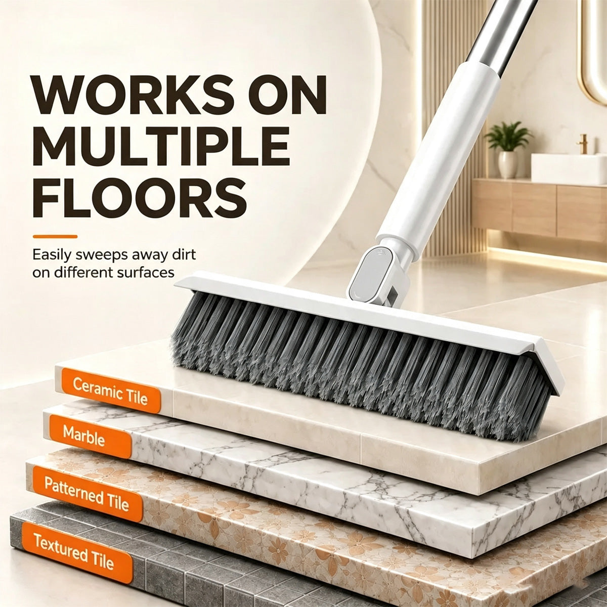 Rotating Extendable Cleaning Brush