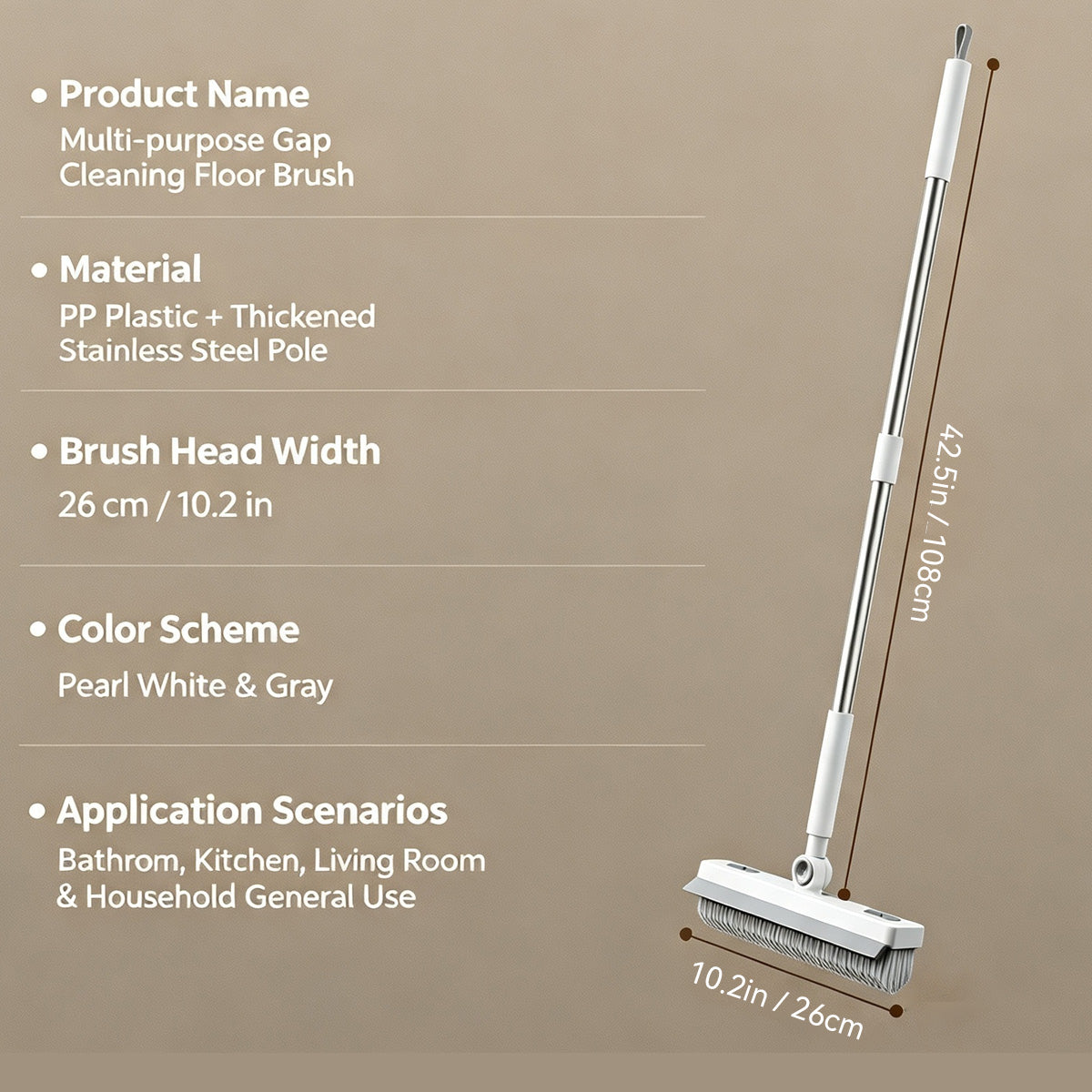Rotating Extendable Cleaning Brush