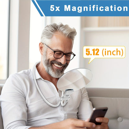 Flexible Neck Magnifying Glass