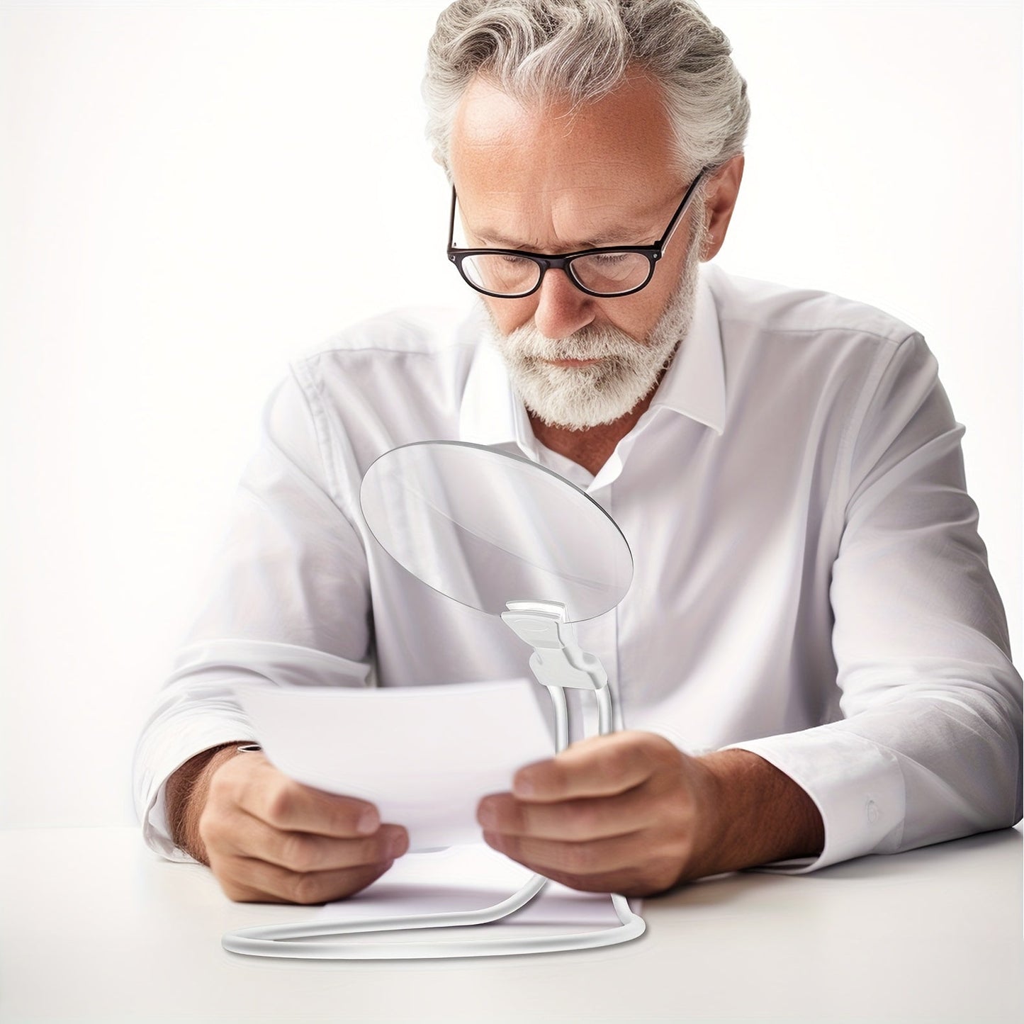 Flexible Neck Magnifying Glass