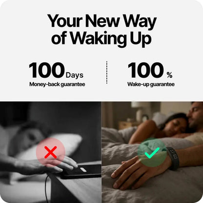 Silent Vibration Alarm & Fitness Band