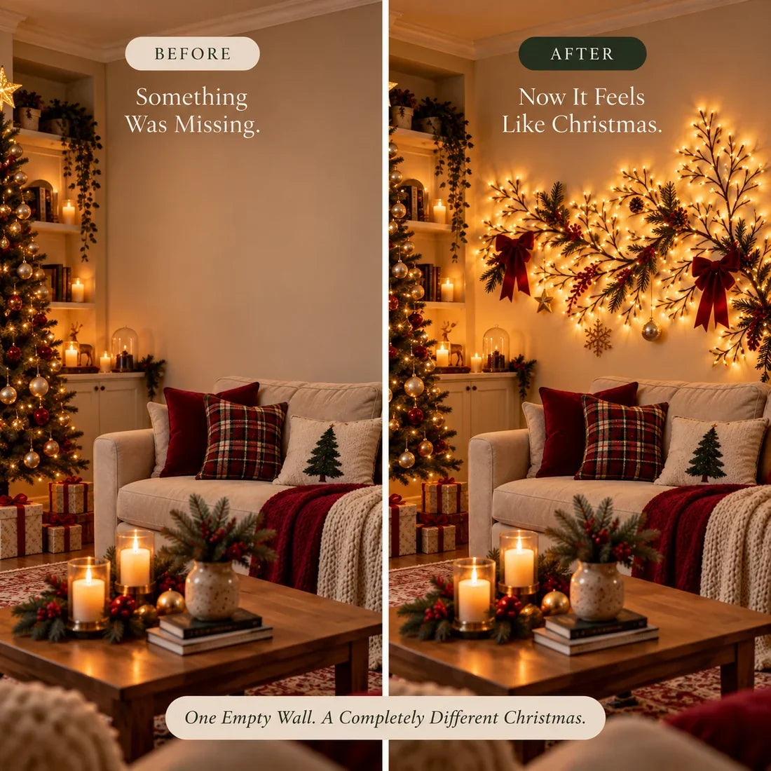 Christmas Glow Vine Lights Flexible Wall Decor To Create Your Own Holiday Magic