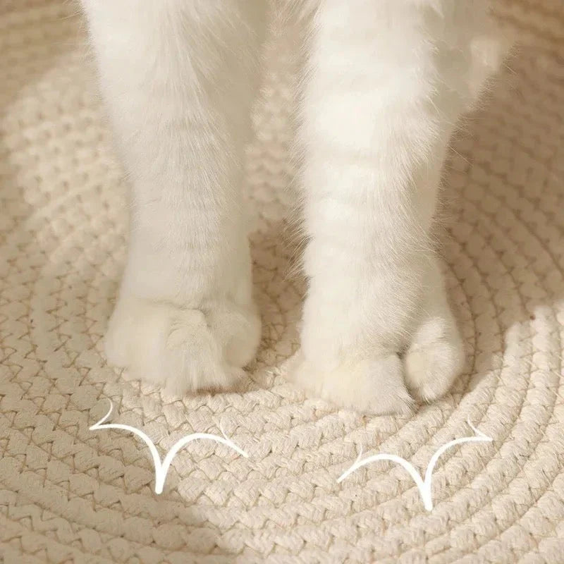 Handwoven Cotton Cat Bed