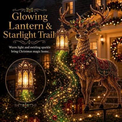 huge! Light-Up Christmas Reindeer Yard Stake