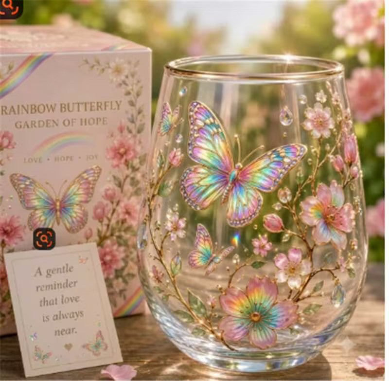 Garden Bliss Glass Cups