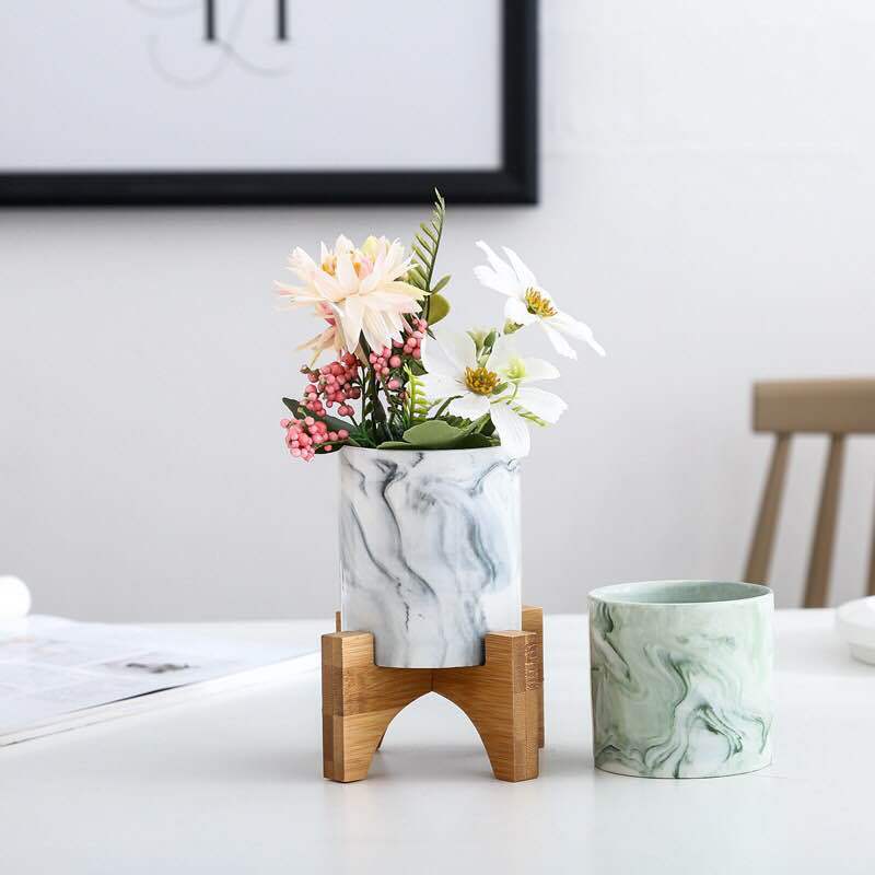 Marble Ceramic Soy Candle