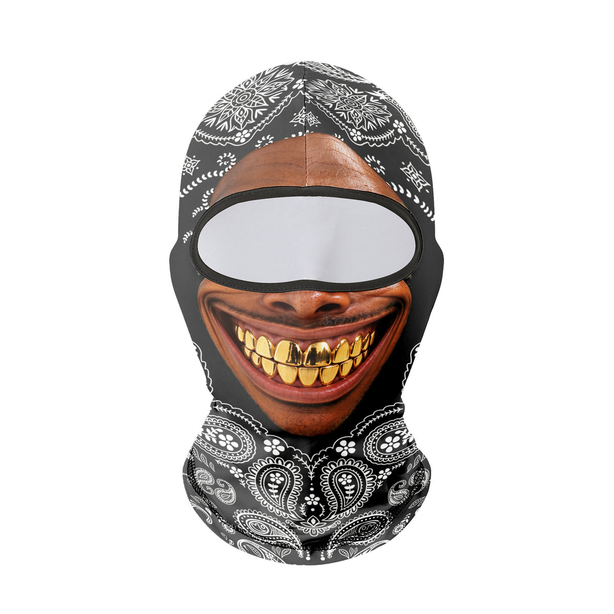 Funny 3D Old Man Face Balaclava Ski Mask