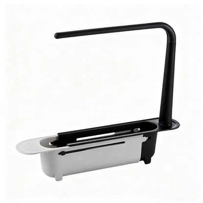 Extendable Sink Organizer with Towel Rack
