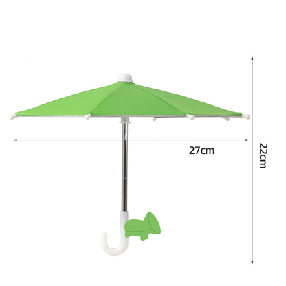 Protection Phone Umbrella for Sun Universal Adjustable Piggy Suction Cup Phone Stand with Sun Shade Cover
