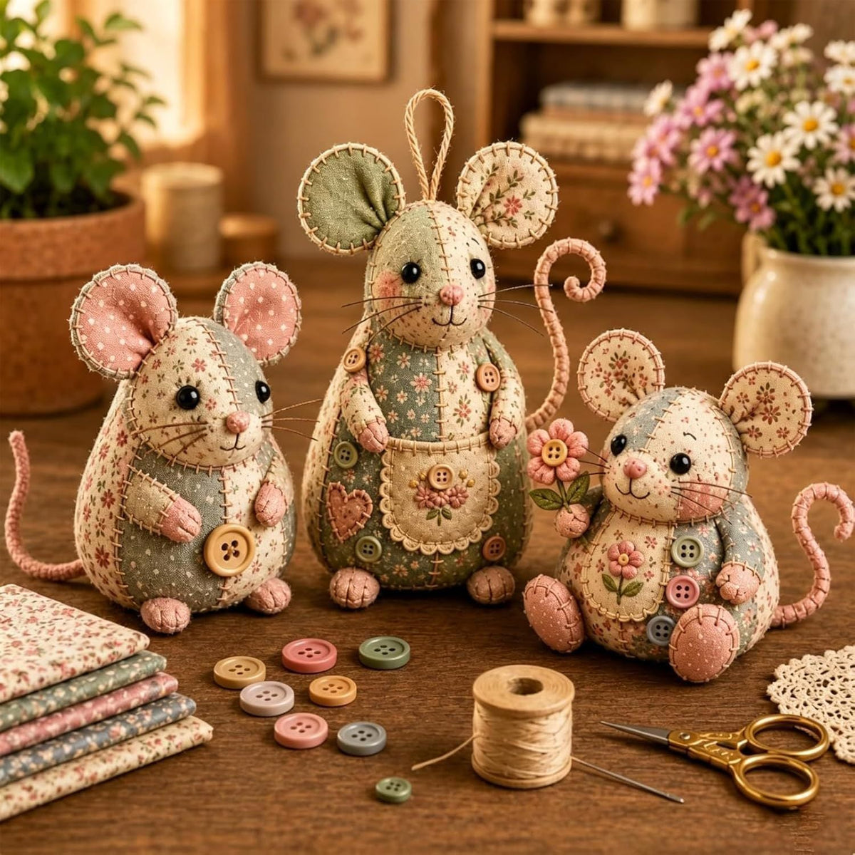 2026 - Patchwork Mouse DIY Kit