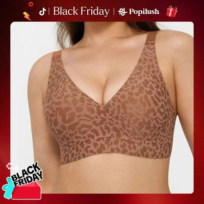 Women Jelly Bras Wirefree Full Coverage No Underwire Everyday Bras Comfortable Wireless Padded Tshirt Bra