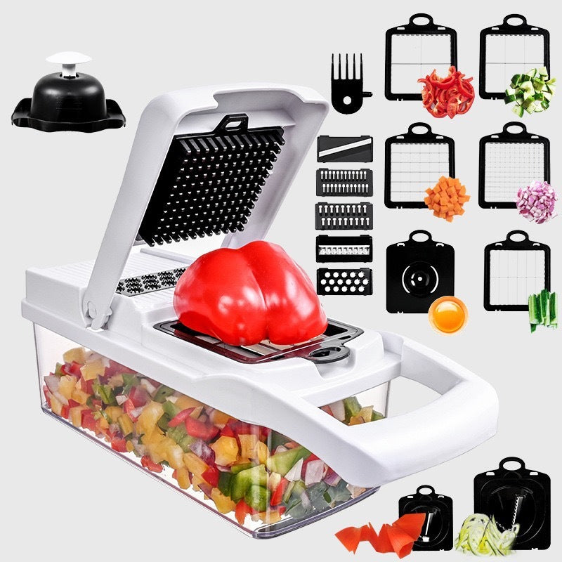 16-in-1 Premium Veggies Chopper Effortless Vegetable & Fruit Preparation for Your Kitchen