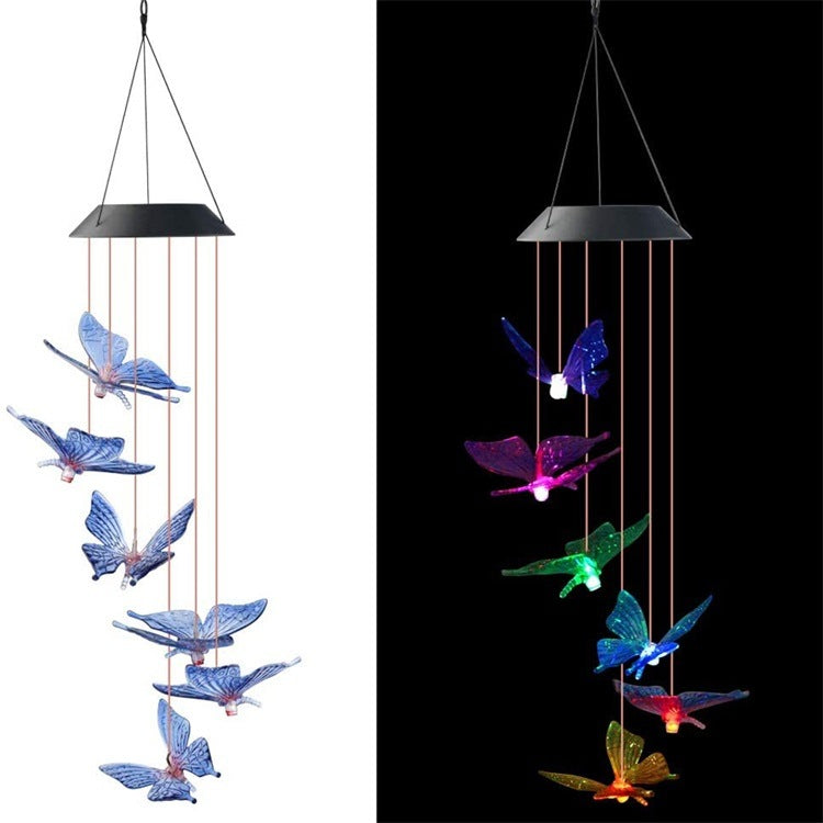 Solar Hummingbird Wind Chime