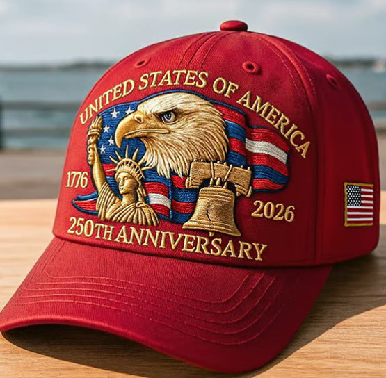 Eagle & Liberty United States 250th Anniversary Hat