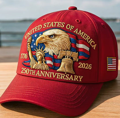 Eagle & Liberty United States 250th Anniversary Hat