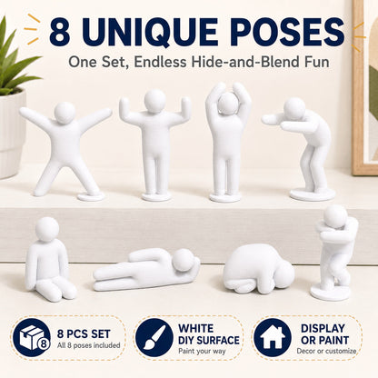 Paintable Chameleon Figures