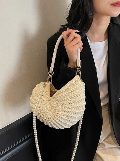 Limited Release Bohemia Crochet Handwoven Seashell Bag