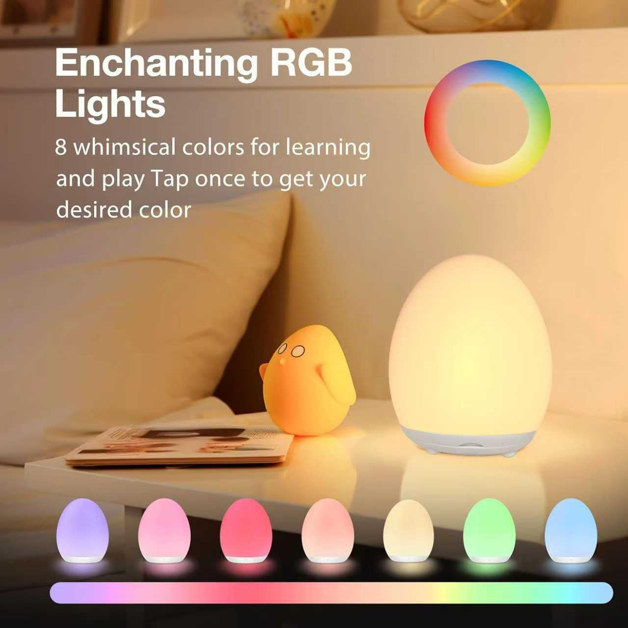 Dimmable Egg Night Light
