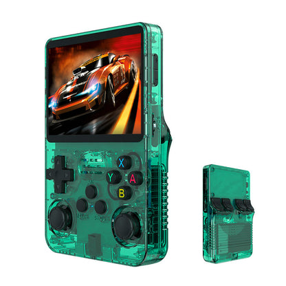 R36S Retro Handheld Game Console 3.5" IPS Screen, Linux System, 3000mAh Battery, Preloaded Games