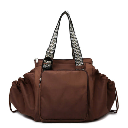 Expandable Tote Bag for Women Large Capacity Multi-Pocket Work & Travel Bag