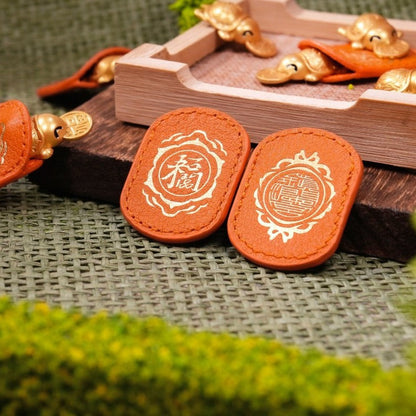 Gold Turtle Wallet Charm