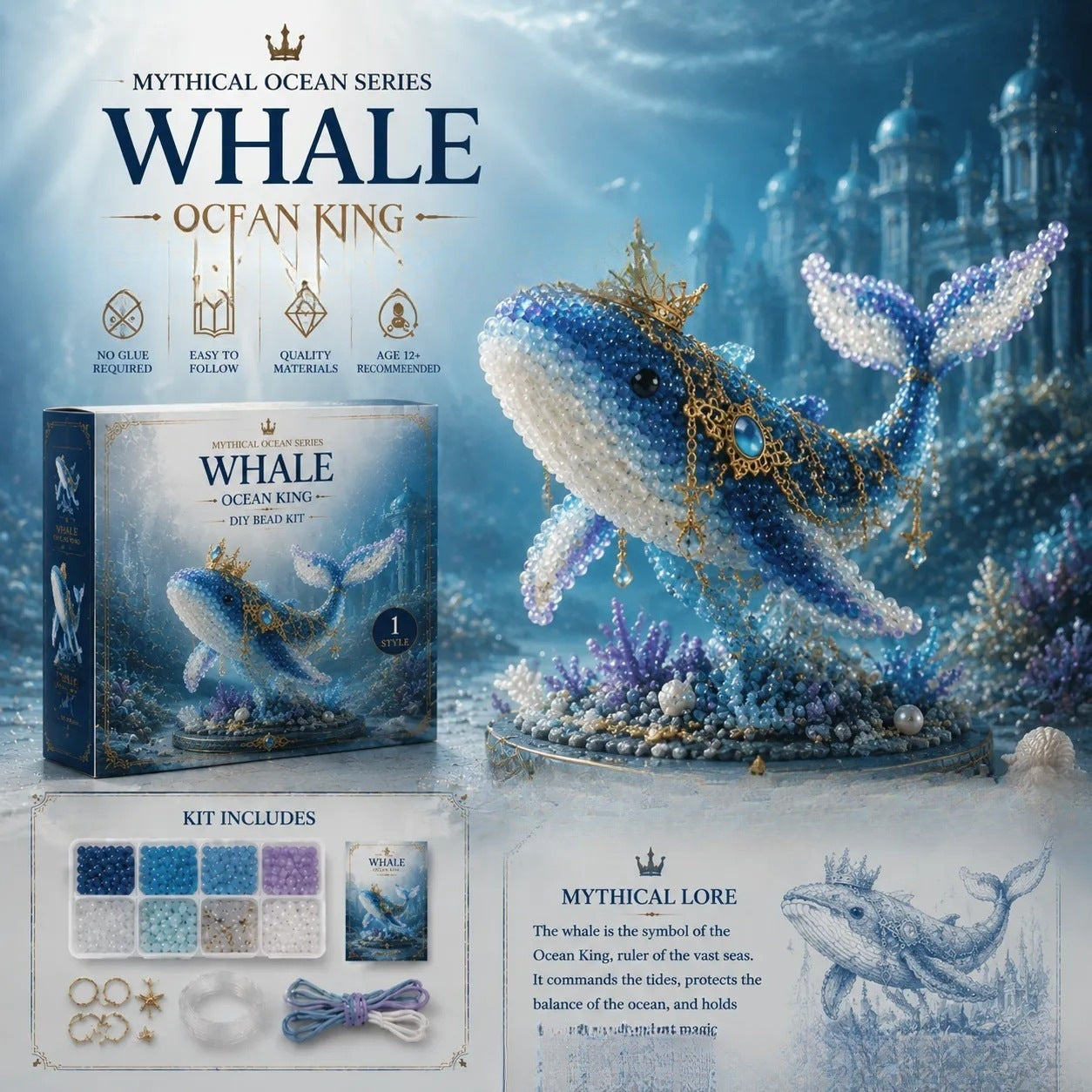 Ocean Bead Jewelry Kit