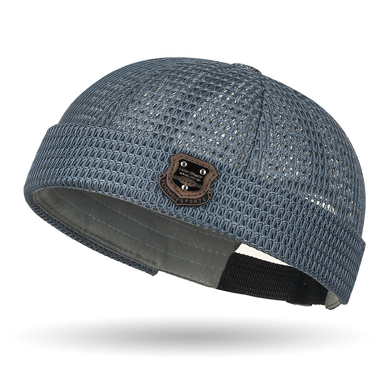 Lightweight Netting Beanie Breathable Cuffed Skull Cap for Summer Runs