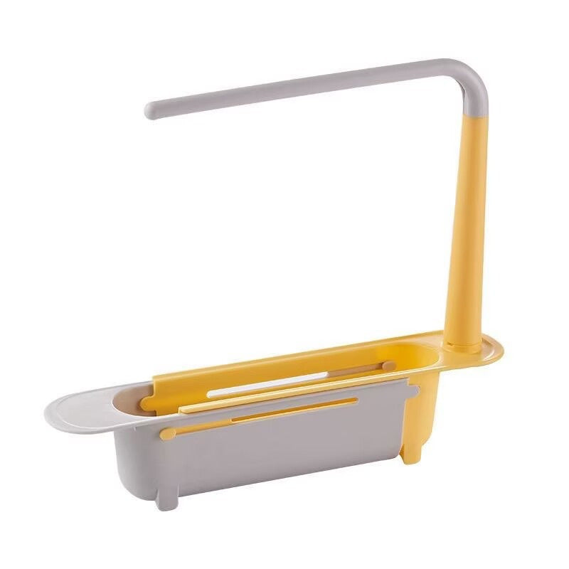 Extendable Sink Organizer with Towel Rack