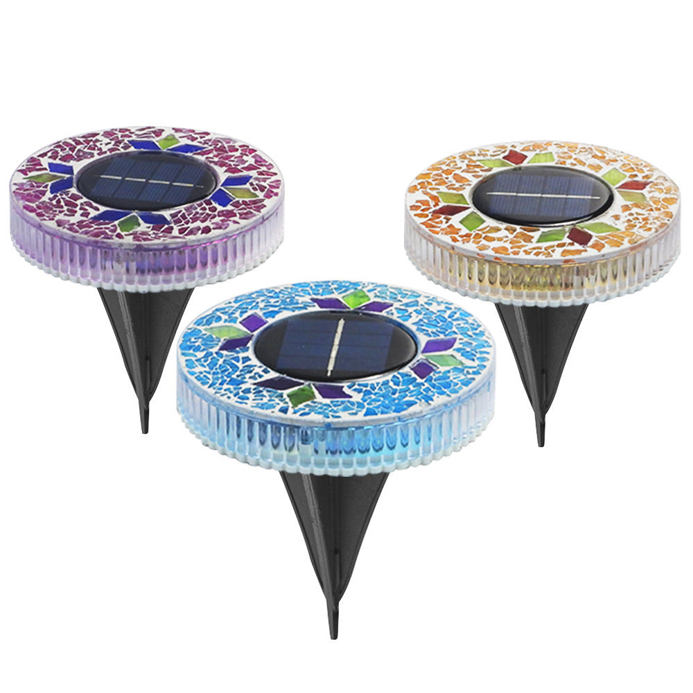 Solar Mosaic Lawn Lights