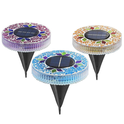 Solar Mosaic Lawn Lights