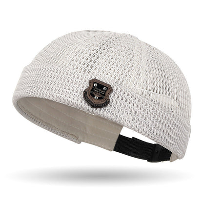 Lightweight Netting Beanie Breathable Cuffed Skull Cap for Summer Runs