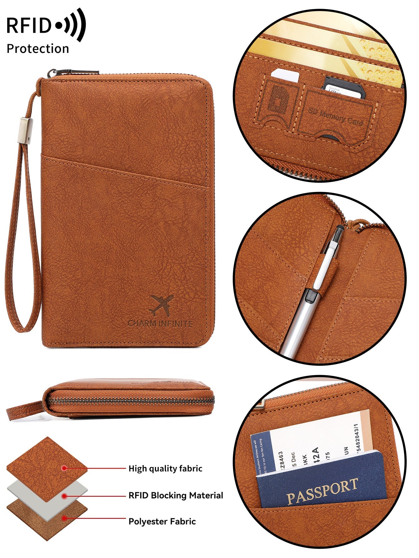 Family Passport Holder Wallet