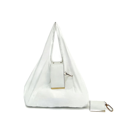 Foldable Keychain Tote Bag for Shopping & Travel