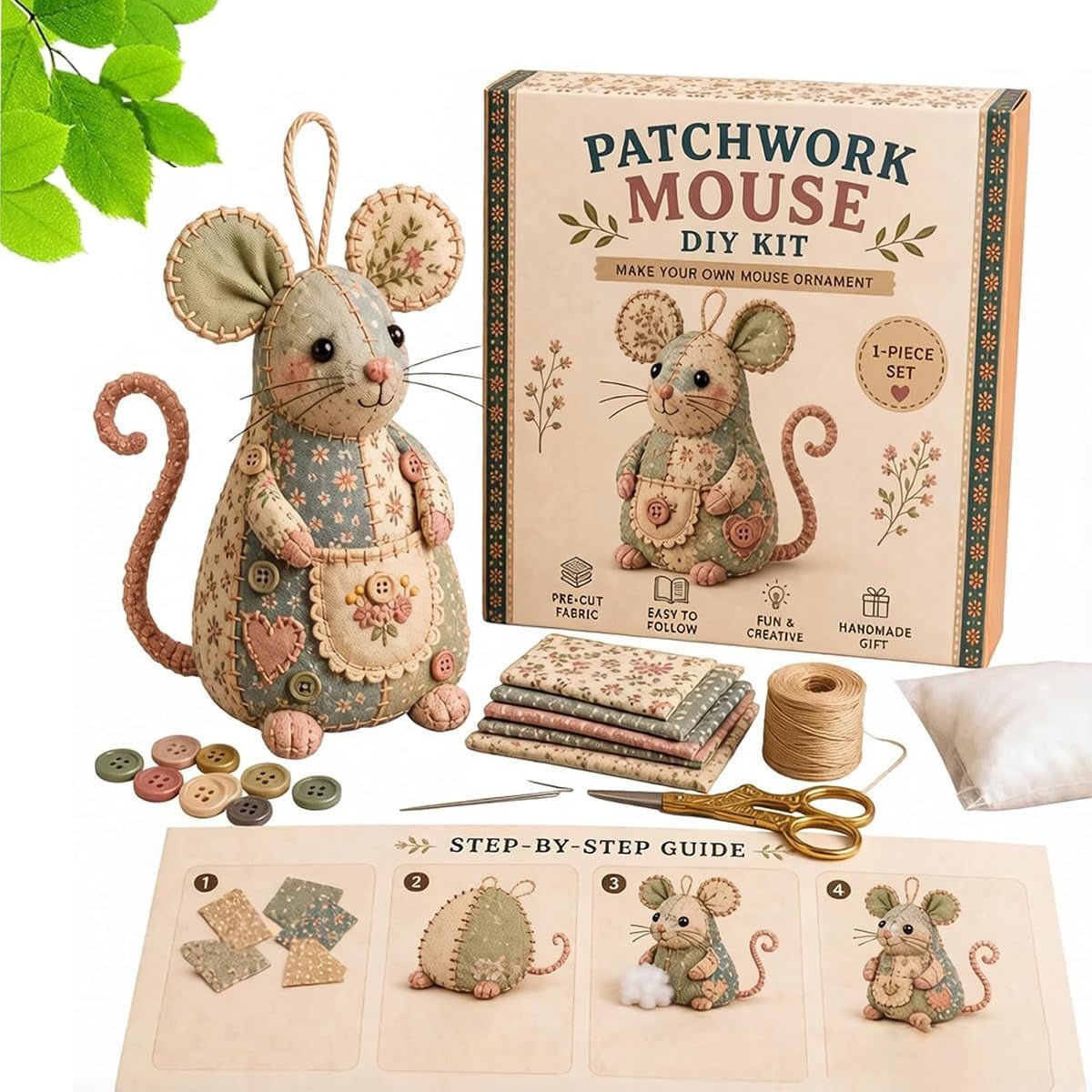 2026 - Patchwork Mouse DIY Kit