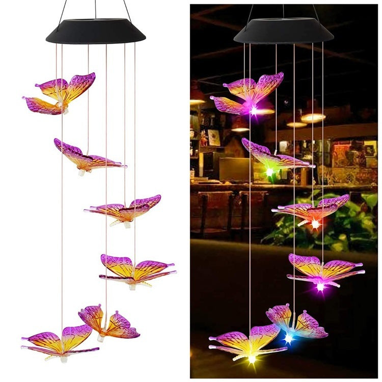 Solar Hummingbird Wind Chime