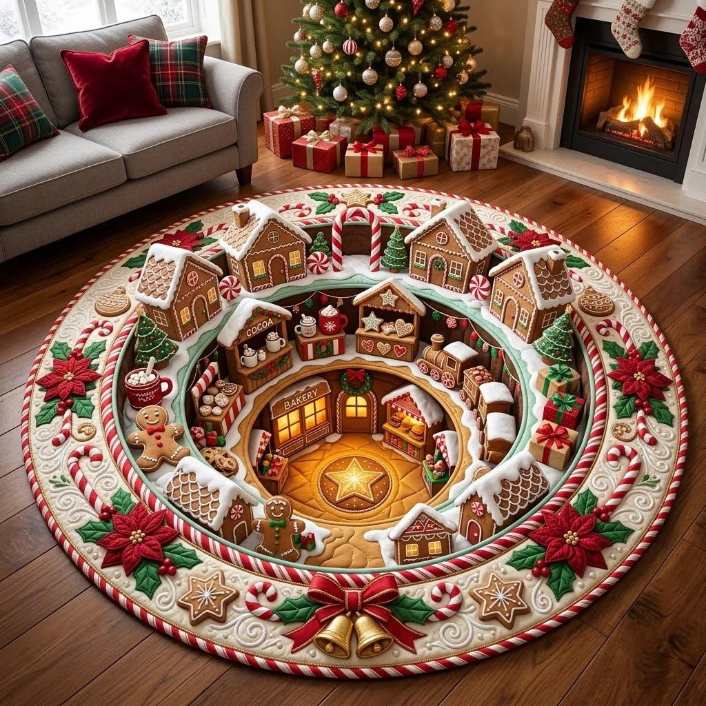 Christmas 3D Optical Illusion Rug