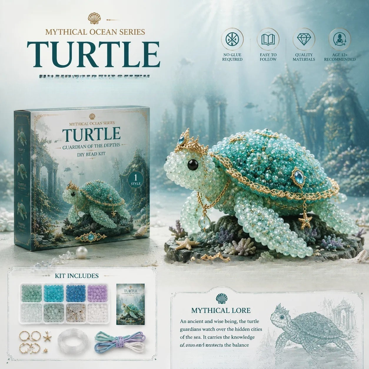 Ocean Bead Jewelry Kit