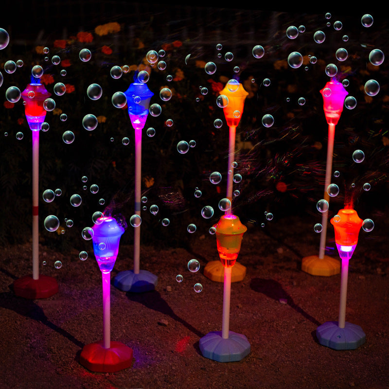 Streetlamp Bubble Machine
