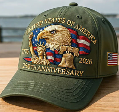 Eagle & Liberty United States 250th Anniversary Hat