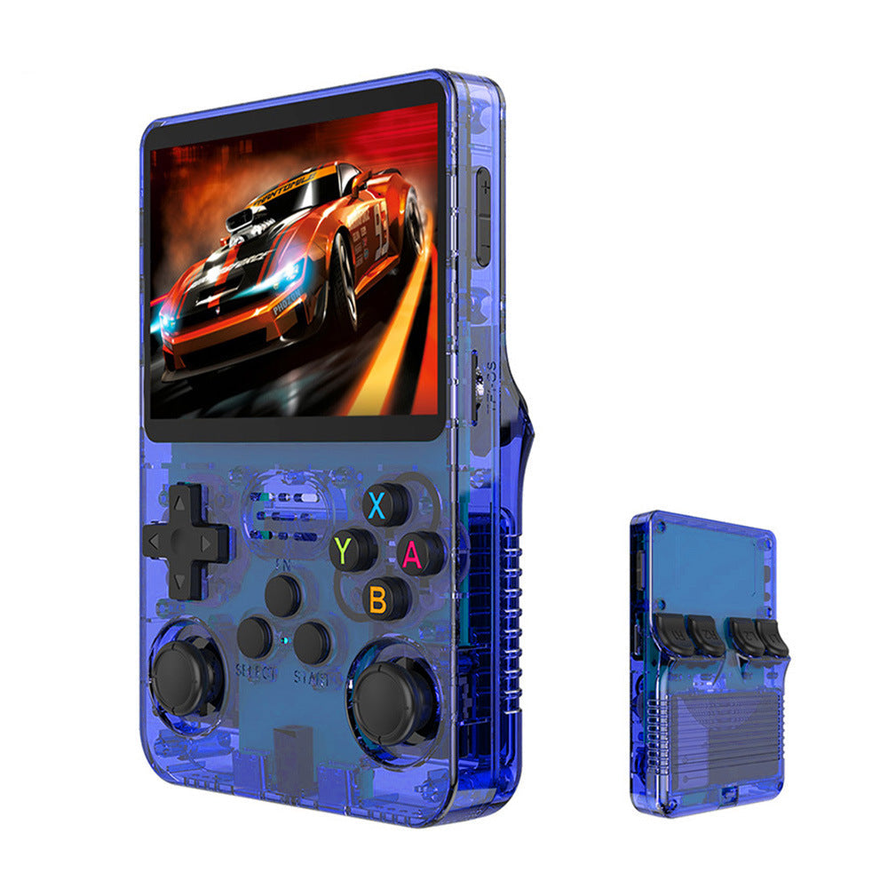 R36S Retro Handheld Game Console 3.5" IPS Screen, Linux System, 3000mAh Battery, Preloaded Games