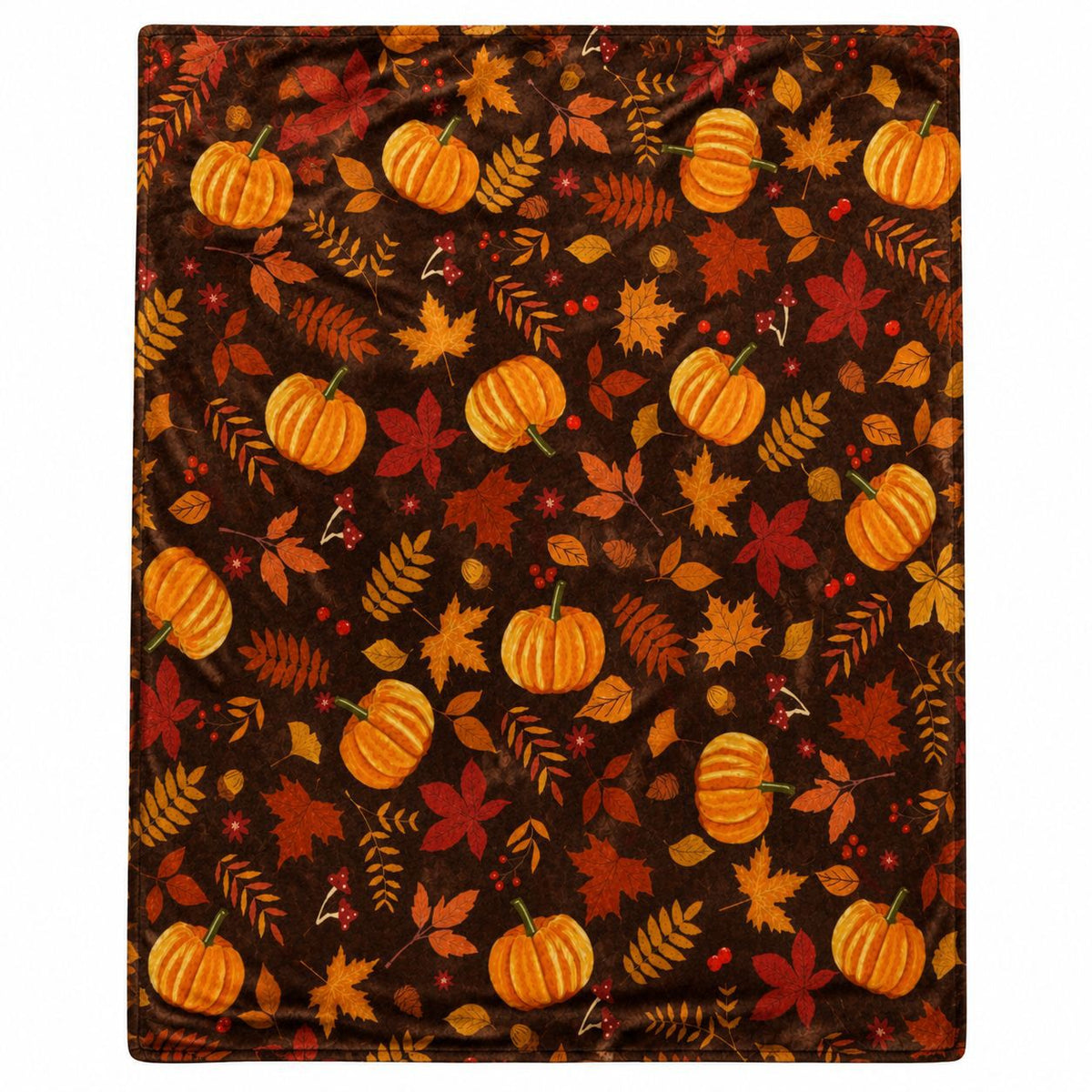 Halloween Pumpkin Ghost Blanket Cozy Spooky Throw for Fall Movie Nights, Sofa & Bed