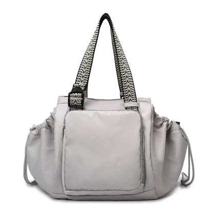 Expandable Tote Bag for Women Large Capacity Multi-Pocket Work & Travel Bag