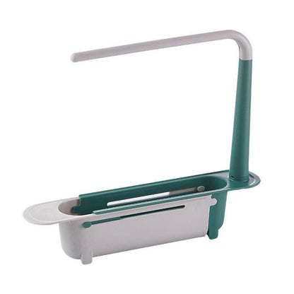 Extendable Sink Organizer with Towel Rack