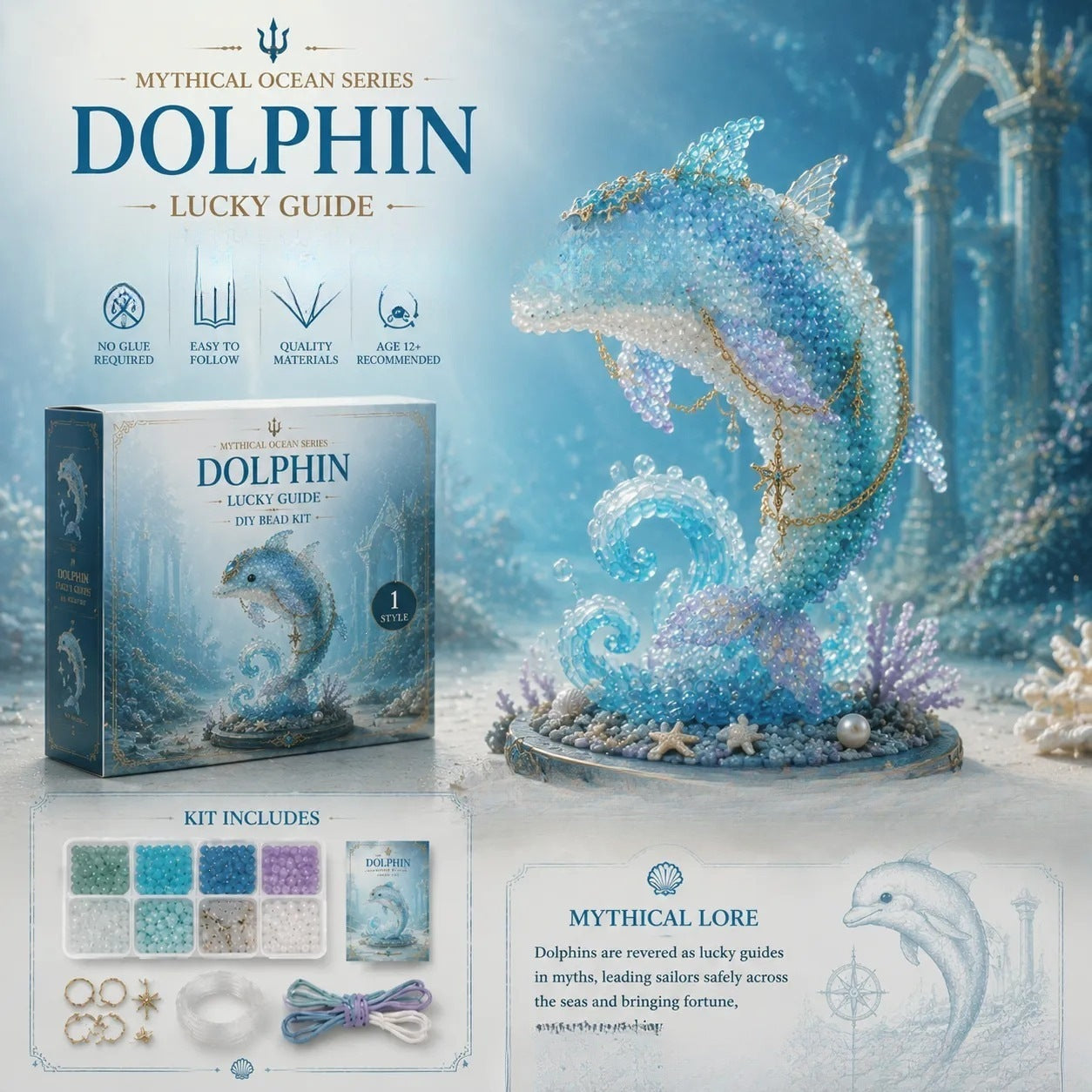 Ocean Bead Jewelry Kit
