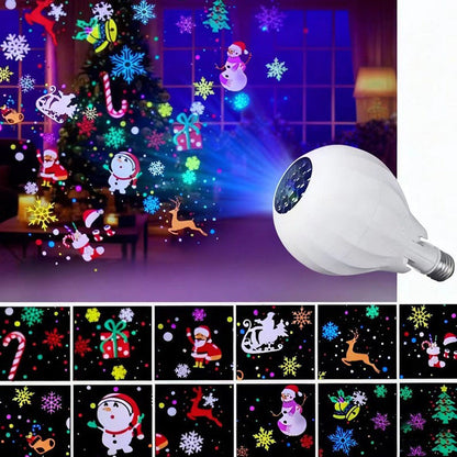 2026 Arrivals Rotating Christmas Projector Bulb | 16 Patterns!