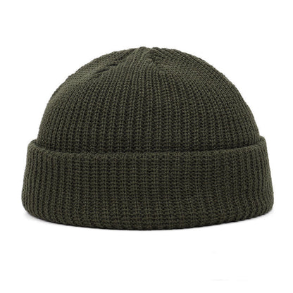 Men's Solid Color Beanie