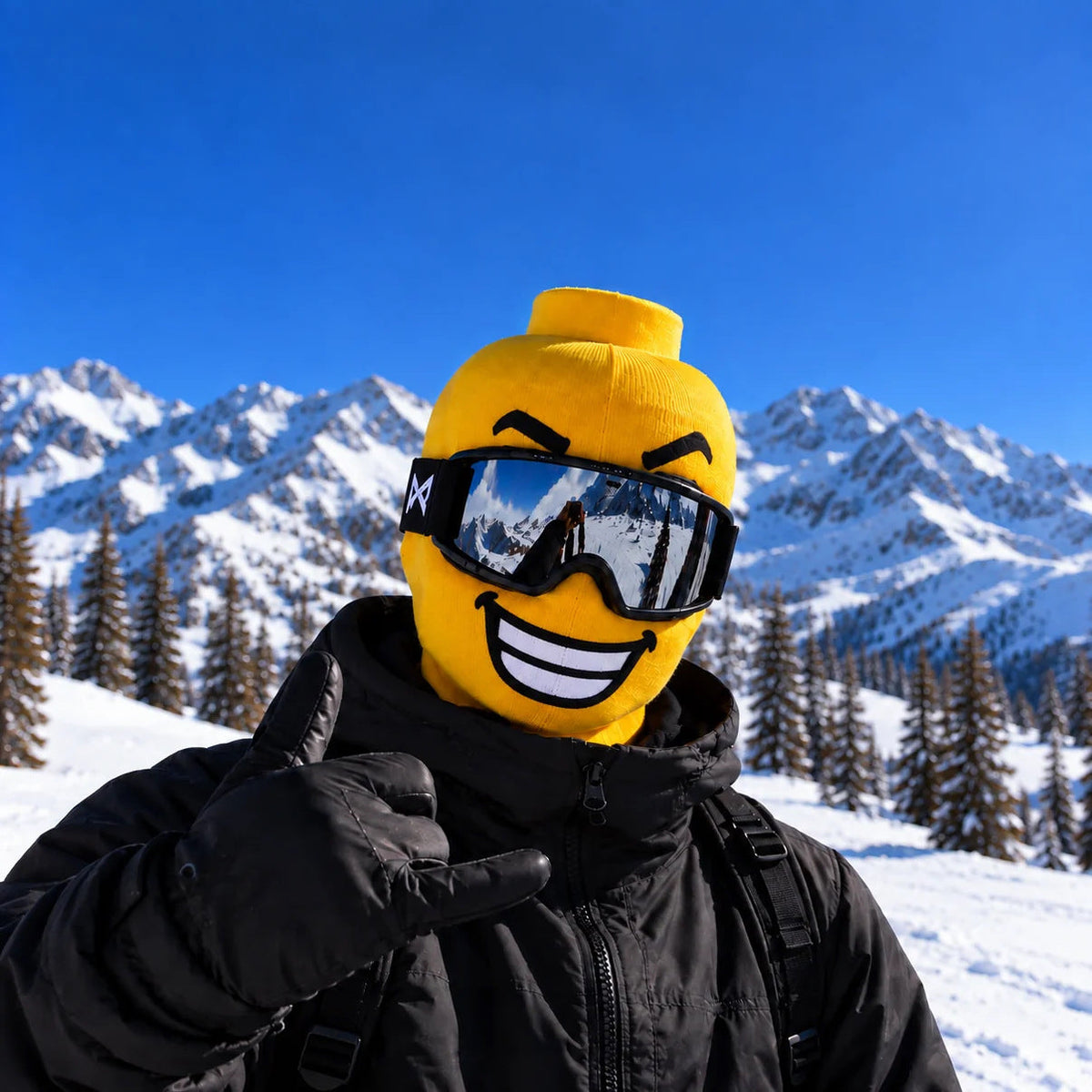 Funny Face Ski Mask Full-Cover Winter Balaclava