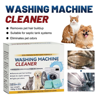 Powerful Washer Deep Cleaner Tablets Eliminate Hidden Bacteria & Bad Smells Fast