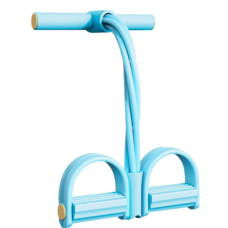 21 Fitness Resistance Bands-4 Tube Pedal Ankle Puller