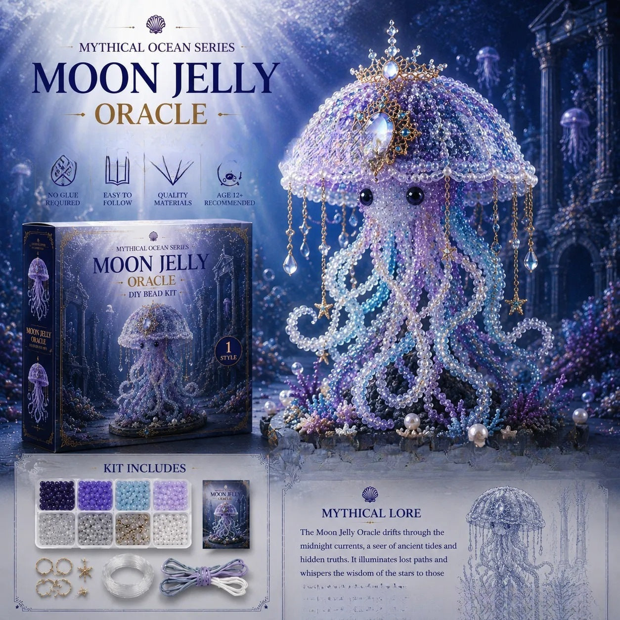 Ocean Bead Jewelry Kit